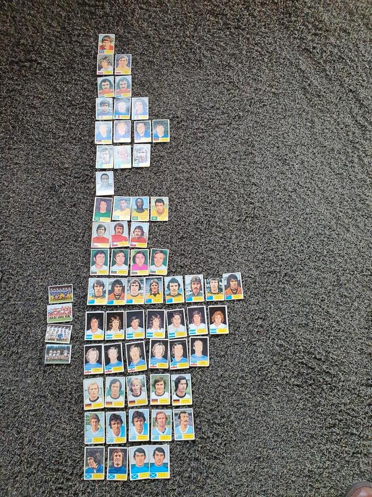 Oude buitenlandse voetbalplaatjes, Verzamelen, Sportartikelen en Voetbal, Gebruikt, Poster, Plaatje of Sticker, Overige binnenlandse clubs