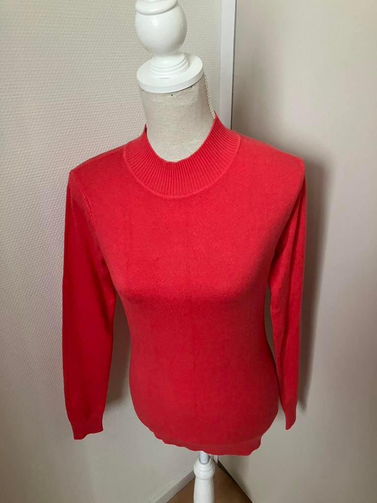 Z.g.a.n/cerise rood dunne trui/M/PPT style, Ophalen of Verzenden, Zo goed als nieuw, Maat 38/40 (M), Rood