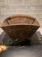 Antieke houten rijstbak (051224s), Huis en Inrichting, Ophalen of Verzenden, Zo goed als nieuw, Rechthoekig, Hout