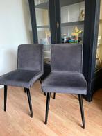 Eettafelstoelen (2 stuks), Huis en Inrichting, Stoelen, Ophalen, Gebruikt, Twee, Stof