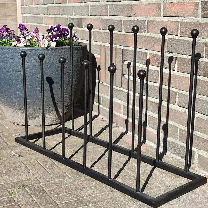 Stalen laarzenrek, 6 paar laarzen, Tuin en Terras, Tuinhekken en Hekwerk, Nieuw, Tuinhek, IJzer, Ophalen of Verzenden