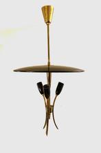 Retro vintage hanglamp, 50s design Stilnovo stijl, Midcentury, Gebruikt, Metaal, 50 tot 75 cm