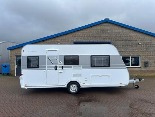 Eriba living 470E 2020 enkele bedden incl voortent., Caravans en Kamperen, Caravans, Bedrijf, tot en met 4, 1000 - 1250 kg, Rondzit