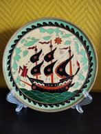 Decoratief bord met scheepsmotief, Ophalen of Verzenden