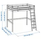 2 persoons hoogslaper, Huis en Inrichting, Slaapkamer | Stapelbedden en Hoogslapers, Ophalen, Gebruikt, Eenpersoons, 200 cm
