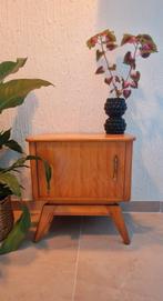 Vintage midcentury nachtkastje side table bijzet kastje, Minder dan 45 cm, Ophalen of Verzenden, Zo goed als nieuw, Minder dan 55 cm