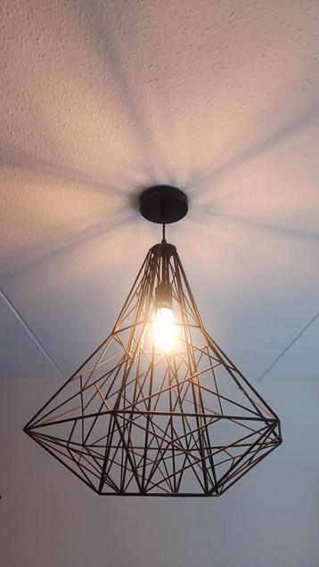Zwarte design hanglamp - industrieel beschikbaar voor biedingen