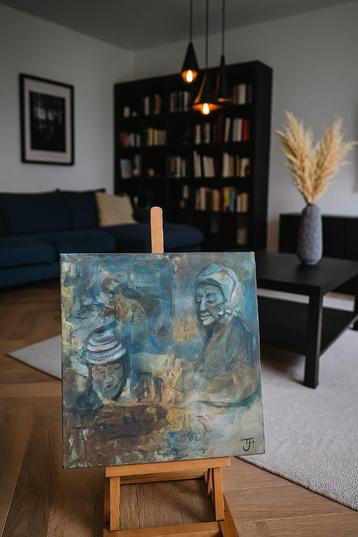 Abstract Figuratief Portret beschikbaar voor biedingen