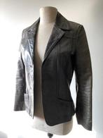 DNA leren colbert jasje petrol - S, Kleding | Dames, DNA, Blauw, Ophalen of Verzenden, Zo goed als nieuw