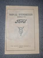 Ford V8 Manuel d'Entretien - Franstalige Handleiding, Ophalen of Verzenden