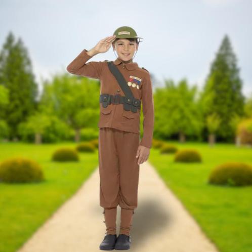 Horrible Histories Frightful First World War Soldier Costume, Kinderen en Baby's, Carnavalskleding en Verkleedspullen, Nieuw, Jongen of Meisje