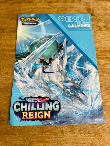 Pokemon Chilling Reign Calyrex Poster beschikbaar voor biedingen