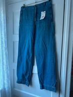 Nieuw relaxed fit mid rise chino jeans spijkerbroek Zara L40, Blauw, Zara, Ophalen of Verzenden, Zo goed als nieuw