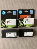 HP Cartridges 950 XL en 951 XL, Computers en Software, Printerbenodigdheden, Ophalen of Verzenden, Zo goed als nieuw, Cartridge