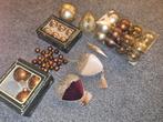 Kerstballen verschillende maten kleuren goud en bruin, Diversen, Kerst, Ophalen, Zo goed als nieuw
