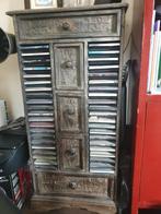 mooi houten cd kastje met 3 lades., Antiek en Kunst, Antiek | Meubels | Kasten, Ophalen