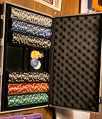 Pokerset - koffer - fiches, Ophalen, Gebruikt