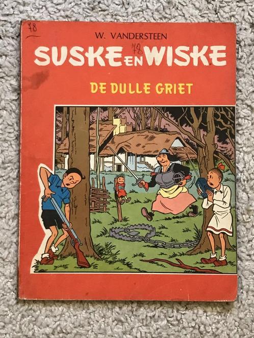 Suske en Wiske - Tweekleuren - Dulle Griet - 1e druk, 1966, Boeken, Stripboeken, Gelezen, Eén stripboek, Ophalen of Verzenden