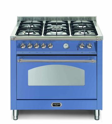 Lofra Rustica gasfornuis met 1-oven Lavendel Chroom beschikbaar voor biedingen