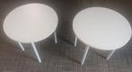 2 Kleine Ronde Tafeltjes - Wit, Ophalen