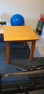 Eiken eettafel, Huis en Inrichting, Tafels | Eettafels, Ophalen, Gebruikt, 50 tot 100 cm, Tot twee personen