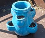 Retro Hyacinten Bloempot Blauw, Tuin en Terras, Bloempotten, Ophalen of Verzenden