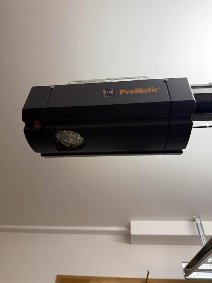Garagedeur - Hörmann Promatic, Doe-het-zelf en Verbouw, Deuren en Horren, Zo goed als nieuw, Garagedeur, 200 tot 215 cm, 120 cm of meer