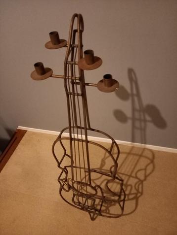 Cello , contrabas kandelaar , kaarsenstandaard , 1mtr beschikbaar voor biedingen