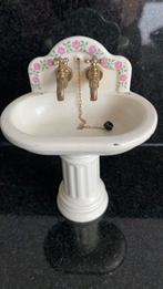 poppenhuisminiatuurwastafel, Verzamelen, Poppenhuizen en Toebehoren, Ophalen of Verzenden, Zo goed als nieuw