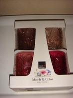 Gekleurde glazen Match & Color in verpakking, Huis en Inrichting, Keuken | Servies, Ophalen, Glas of Glazen, Nieuw, Glas