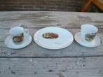 bord en 2 kop  met schotel    OT en Sien, Antiek en Kunst, Ophalen