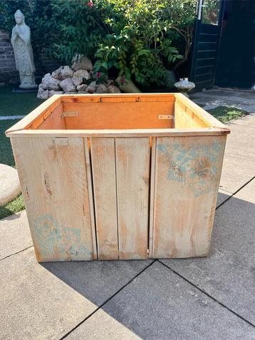Grote plantenbak - steigerhout 60x60x 45 beschikbaar voor biedingen