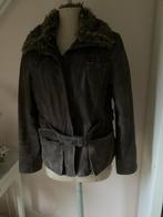 Leren winterjas maat 42, Ophalen of Verzenden, Zo goed als nieuw, Maat 42/44 (L), Zwart