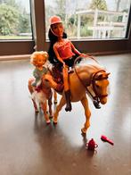Barbie paard met veulen kunnen lopen! Met gratis poppen, Kinderen en Baby's, Ophalen of Verzenden, Zo goed als nieuw