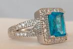 Nieuwe zilveren ring met Topaas, Nieuw, Kleiner dan 17, Met edelsteen, Dame