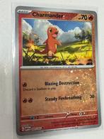 Charmander 004/165 Promo Cosmo Reverse Holo Pokemon 151, Ophalen of Verzenden, Zo goed als nieuw, Losse kaart