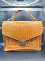 Kleine leren tas EVYA CAMEL ITALY, Ophalen of Verzenden, Gebruikt, Bruin, Handtas