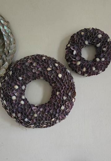 Schelpenkrans Purpel  beschikbaar voor biedingen