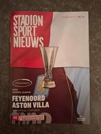 Programmaboekje Feyenoord - Aston Villa 02.10.2025, Ophalen of Verzenden, Zo goed als nieuw