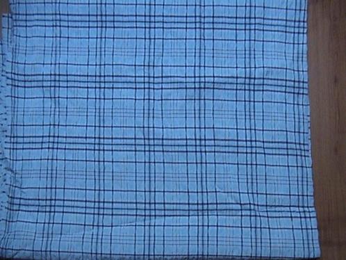 Mooie NIEUWE blauw / wit geruite ietwat elastische stof, Hobby en Vrije tijd, Stoffen en Lappen, Nieuw, 30 tot 120 cm, 30 tot 200 cm