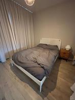 Bed IKEA Duken 140cmx200cm, Ophalen, Gebruikt, Wit, 140 cm