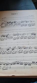 Mozart Trio alle 7 compleet: piano, viool en cello, Muziek en Instrumenten, Bladmuziek, Gebruikt, Viool of Altviool, Klassiek