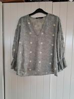 Mintgroene blouse met V-hals van Zara, mt.S, Kleding | Dames, Blouses en Tunieken, Verzenden, Zara, Nieuw, Maat 36 (S)