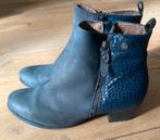 No Stress nubuck donkerblauwe dames laars maat 40, Blauw, Lage of Enkellaarzen, Ophalen of Verzenden, Zo goed als nieuw