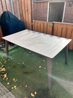 Allibert weersbestendige tuintafel | Taupe, Ophalen of Verzenden, Zo goed als nieuw, Rechthoekig, Kunststof