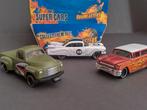 Chevrolet Nomad Cadillac 1:64 3inch Roadblasters 3 Pack Pol, Hobby en Vrije tijd, Modelauto's | Overige schalen, Ophalen of Verzenden