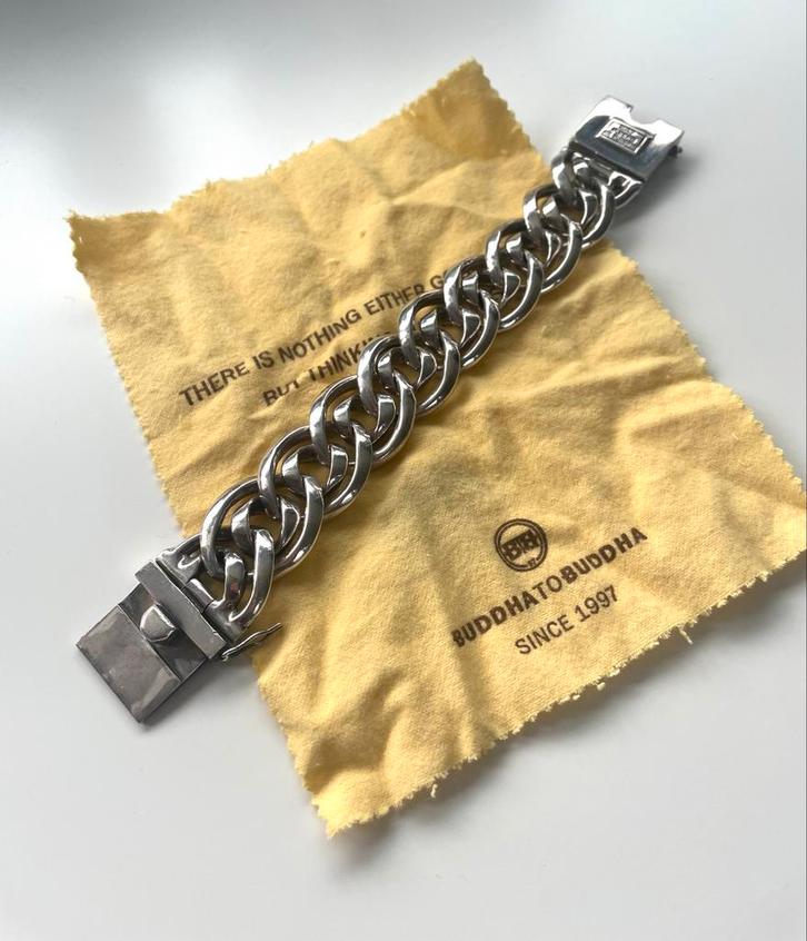 Buddha to Buddha Nathalie Armband 19cm, Sieraden, Tassen en Uiterlijk, Armbanden, Zo goed als nieuw, Zilver, Ophalen