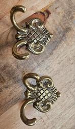 Vintage Wandhaken - Set van 2, Gebruikt, Wandhaken, Ophalen of Verzenden, Minder dan 100 cm