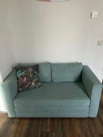 Compacte slaapbank in licht blauw/turquoise, Ophalen, Zo goed als nieuw, Blauw, 200 cm