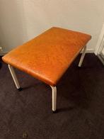 Vintage skai krukje – oranje zitting – retro design, Ophalen of Verzenden, Zo goed als nieuw, 125 cm of meer